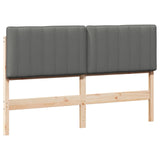 Upholstered Headboard Brown and Light Grey 150 cm 880173
