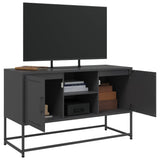 TV Cabinet Black 100.5x39x60.5 cm Steel 846512
