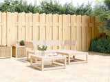 3 Piece Garden Sofa Set Solid Wood Pine 3216985