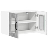 Wall Glass Cabinet LUCCA Concrete Grey 60 x 31 x 40 cm 884971
