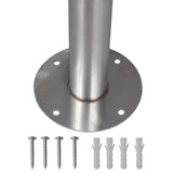 Double Mailbox on Stand Stainless Steel 271748