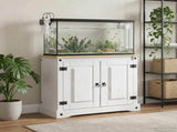 Aquarium Stand CORONA White and Brown 81.5 x 37 x 73 cm 250 kg 42034034