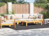 Area Rugs Square PALMERAS Anthracite 240 x 240 cm Polyester 42022670