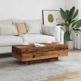 Coffee Table Old Wood 100x49.5x31 cm Engineered Wood 856404