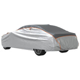 Car Cover for Sedan Hail Protection Full XL Grey and Silver 4008946