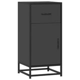 Sideboard Black 35.5x35x76 cm Engineered Wood and Metal 848959