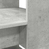 Desk with Shelf Concrete Grey 113 x 54 x 120 cm Engineered Wood 869277