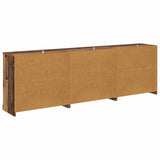 Sideboards 3 pcs Old Wood 210 x 35.5 x 67.5 cm Engineered Wood 3402647