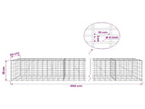 Gabion with 5 mm Wire and 5x10 cm Mesh 950x20x50 cm 3464533