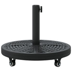 ZNTS Parasol Base with Wheels for Ø38-48 mm Poles 13 kg Round 42002568