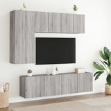 TV Cabinets Wall-mounted 2 pcs Grey Sonoma 60x30x41 cm 836949