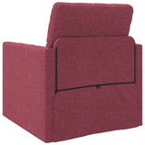 Sofa Bed Wine Red 74 x 77 x 81 cm Fabric 4106624