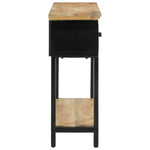 Console Table 110x30x75 cm Solid Rough Wood Mango 351618