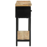 Console Table 110x30x75 cm Solid Rough Wood Mango 351618