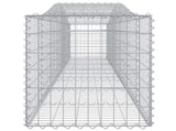 Arched Gabion Baskets 6 pcs 400x50x60/80 cm Galvanised Iron 3145934