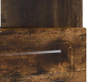 LED TV Cabinet Smoked Oak Engineered Wood 897870