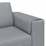 Sofa Set 3 pcs Light grey Fabric 3335112
