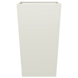 ZNTS Garden Planter White 45x45x75 cm Steel 851096