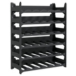 ZNTS Wine Rack for 36 Bottles PP Stackable 3189181