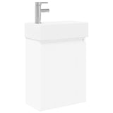 Bathroom Vanity Unit with Tap White 45.5 x 22.5 x 84 cm 889441