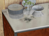 Kitchen Storage HATTEM Rusty 90 x 50 x 92 cm Steel 874988