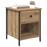 Bedside Cabinet with Drawer 2 pcs Artisan Oak 40 x 42 x 50 cm 881849