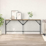 Console Table Artisan Oak 180 x 30 x 75 cm Engineered Wood 882879