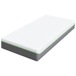 Mattress White and Grey 120 x 200 cm Pocket Spring 4106364