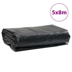 Tarpaulin Black 5x8 m 650 g/m² 156081