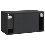 Wall-Mounted TV Cabinet Black 59.5 x 31 x 30 cm Engineered Wood 898366