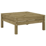 Garden Sofa 3-Seater with Footstool Impregnated Wood Pine 838060