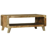 Coffee Table Brown 90 x 50 x 35 cm Solid Mango Wood 4104533