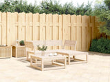 Garden Sofa Set Natural wood Solid pine wood 3 Piece Set 3216985