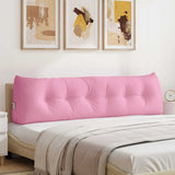 Back Pillow Pink 180 x 24 x 50 cm Fabric 42014572