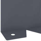 Lawn Edging 10 pcs 102 x 10 x 4 cm Steel Anthracite 8008748