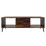 Coffee Table Smoked Oak 103.5x60x35 cm Engineered Wood 813179