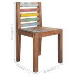 Dining Chairs 6 pcs Solid Reclaimed Wood 3082891
