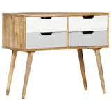 Sideboard Brown Solid Mango Wood 85x40x71 cm Storage Vintage 286241