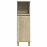 3 Piece Bathroom Furniture Set Sonoma Oak Engineered Wood 3307670