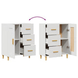 Sideboard White 69.5x34x90 cm Engineered Wood 812222