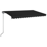 Manual Retractable Awning 400x350 cm Anthracite 3069179
