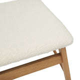 Dining Chair 2 pcs Natural and Light Solid Rubber Wood 42020491