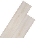 Non Self-adhesive PVC Flooring Planks 5.26 m 2 mm Oak Classic White 245164