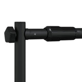 Backdrop Stand Black 254x243 cm Steel 190267