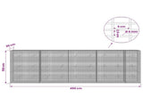 Gabion with 5 mm Wire and 5x2.5 cm Mesh 450x20x150 cm 3463611