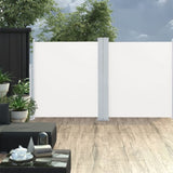 Retractable Side Awning Cream 140x600 cm 317989