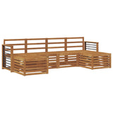 Sofa Sets 6 pcs Natural Solid Acacia Wood 3375259