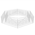 ZNTS Hexagonal Gabion Raised Bed 200x173x40 cm 142536