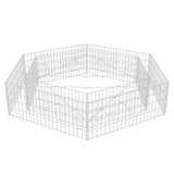 ZNTS Hexagonal Gabion Raised Bed 200x173x40 cm 142536