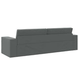 Sofa Bed Dark Grey 245 x 78 x 77 cm Fabric 4106716